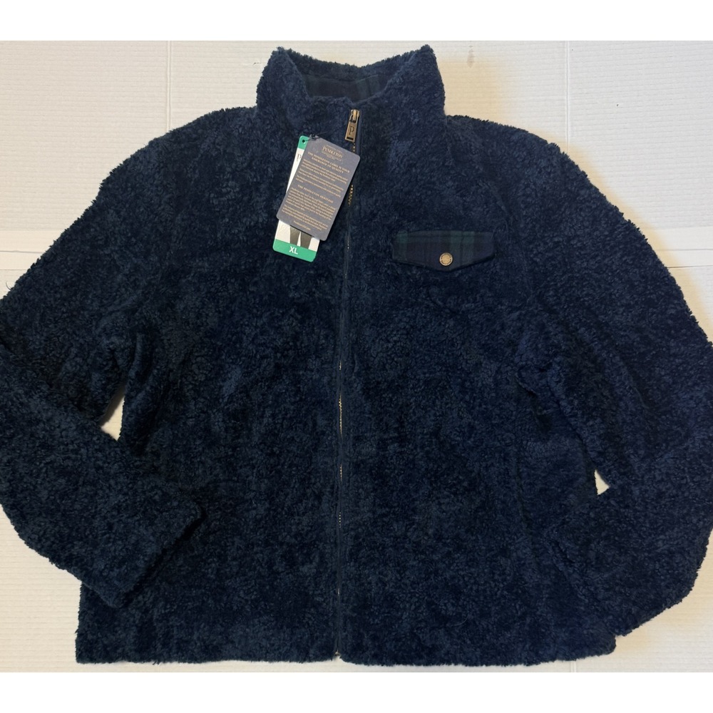 PENDLETON - Women's Sherpa Fleece Jacket - Blue Full Zip - X-Large XL - NWT NEW